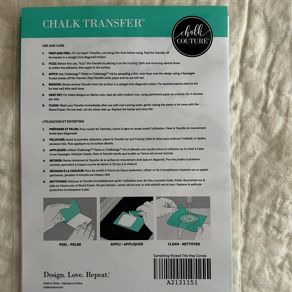 Chalk Couture Size A Transfers - 5 New & Used - Picture 4 of 13